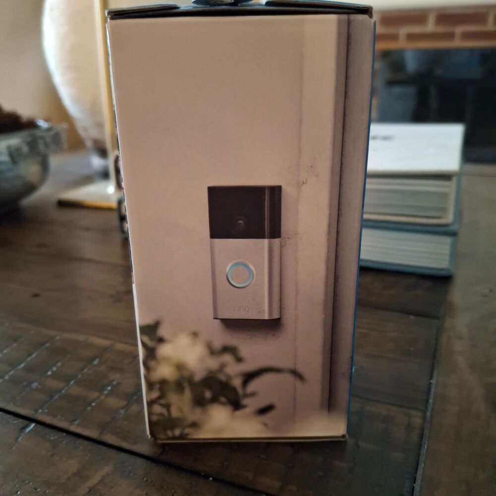 Ring Video Doorbell 2nd Gen 1080p HD Satin Nickel NEW Sealed